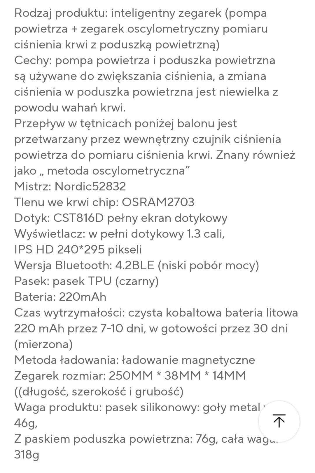 Zegarek medyczny z opaską do ciśnienia
