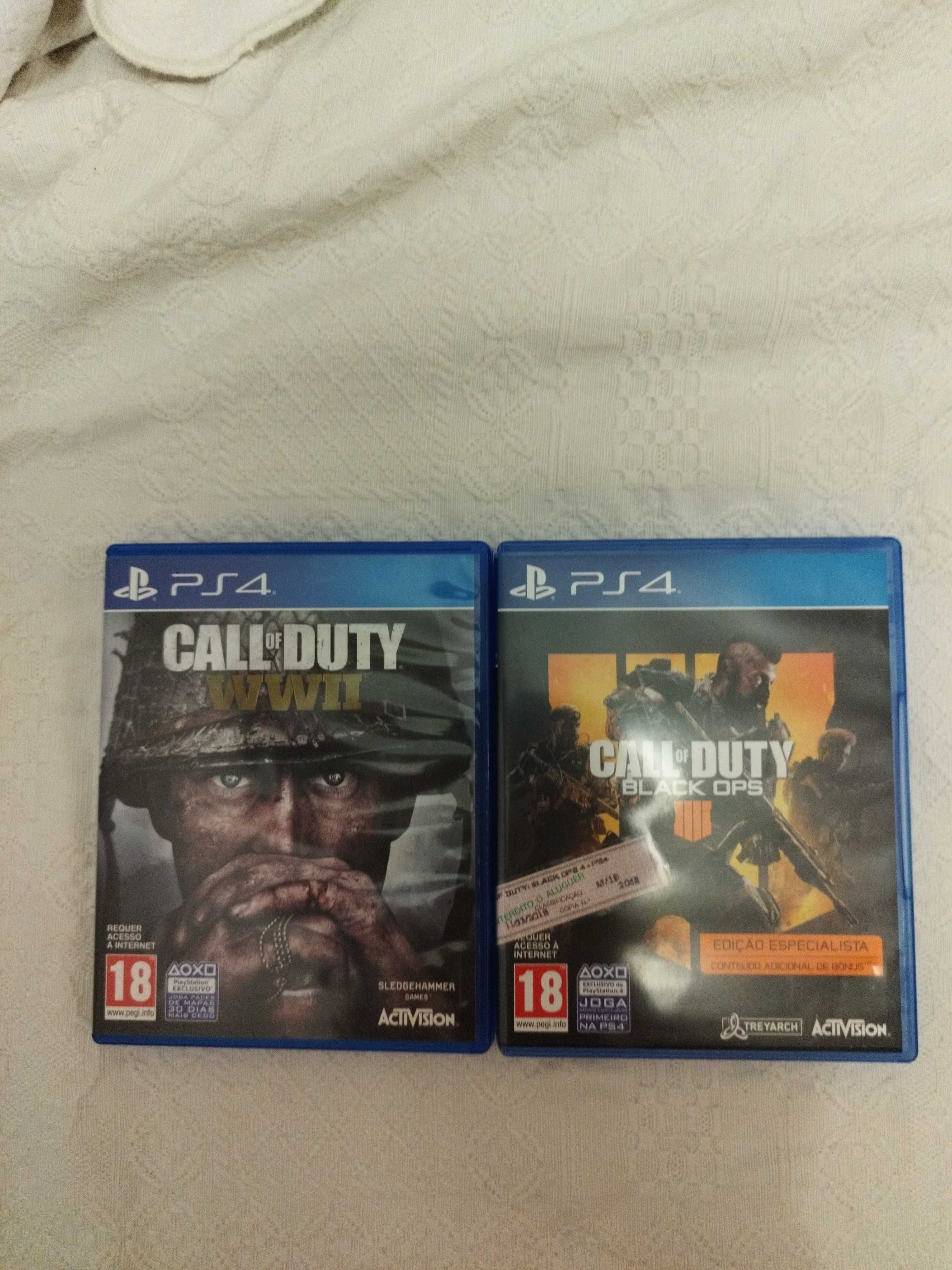 2 jogos PS4 excelente estado