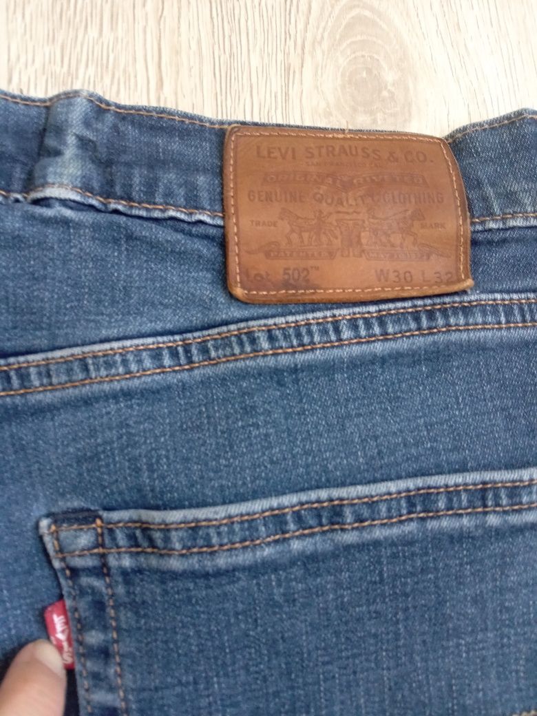 Levis 502 W30 L32 spodnie jeansowe