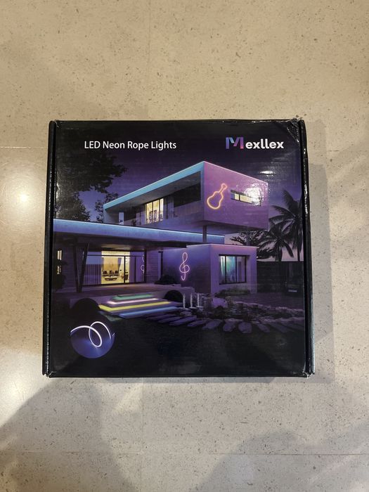 Luzes Néom Led 30M (2x15)—Comando, Carregador e Acessórios Incluídos!