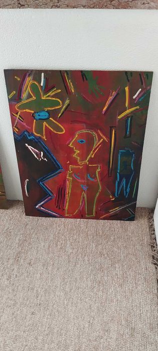 Pinturas a óleo sobre madeira