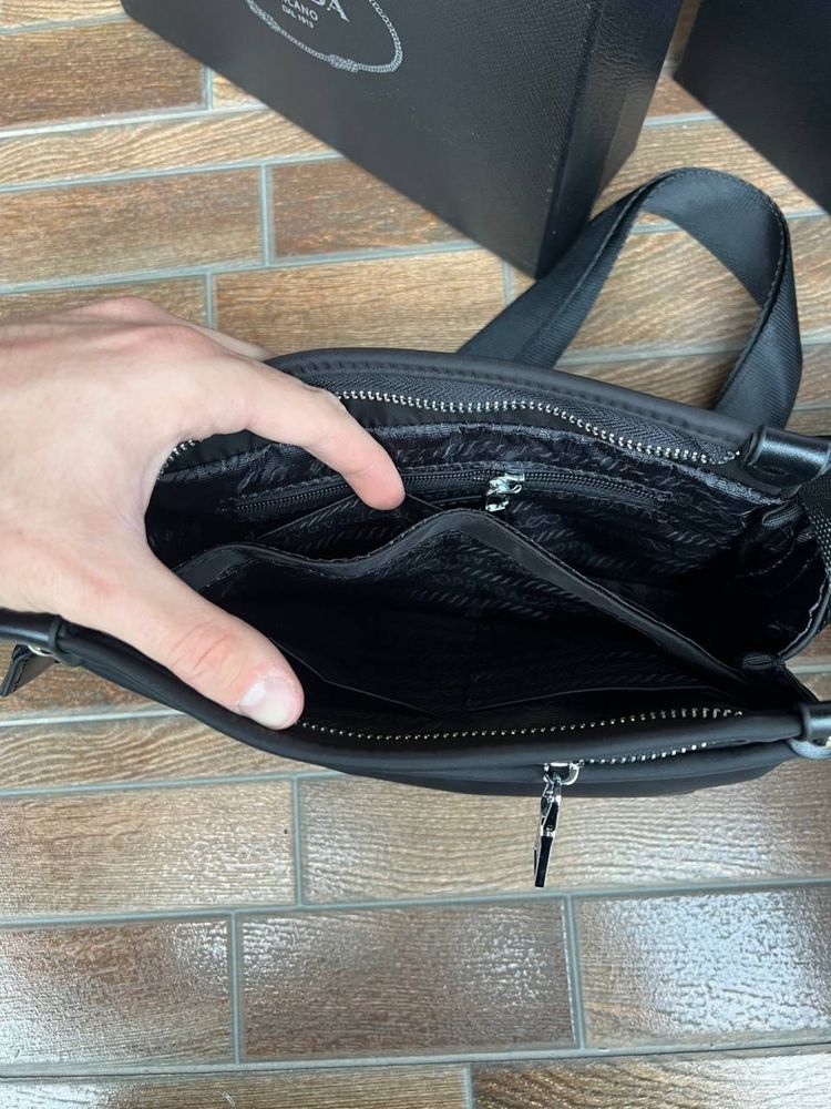 Сумка мессенджер Prada Прада сумка через плече мужская Prada bag