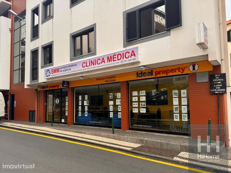 Loja com 2 pisos no centro do Funchal