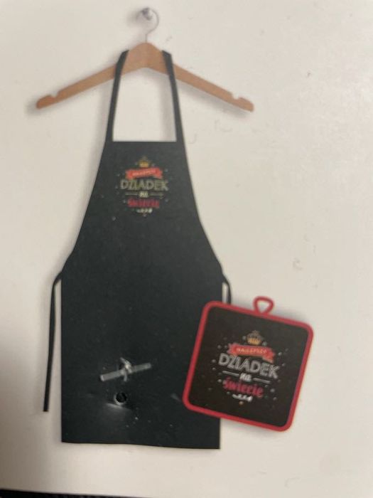 Fartuszek z podkładką - najlepszy dziadek na świecie- nowy