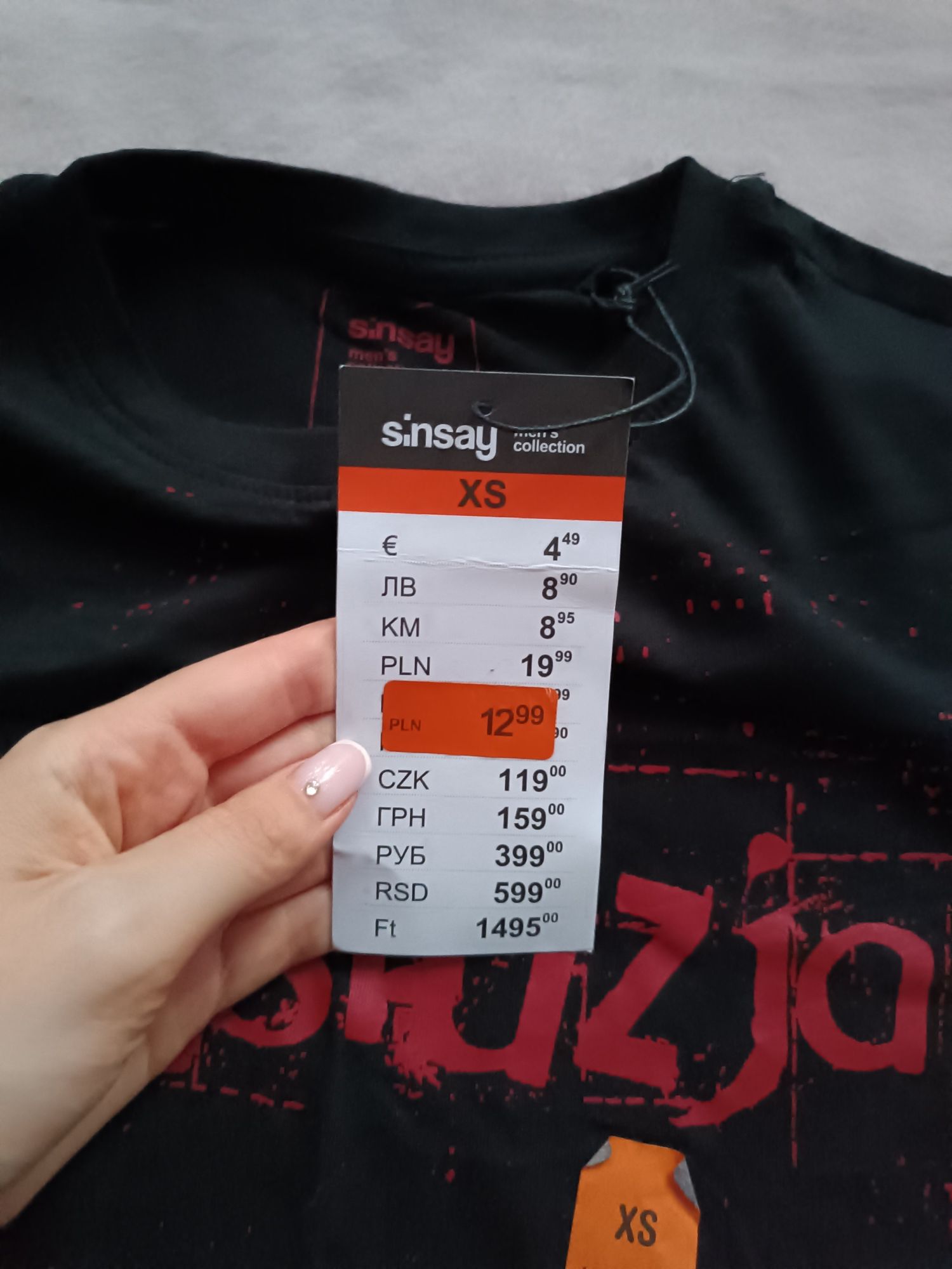 Męski t-shirt Sinsay