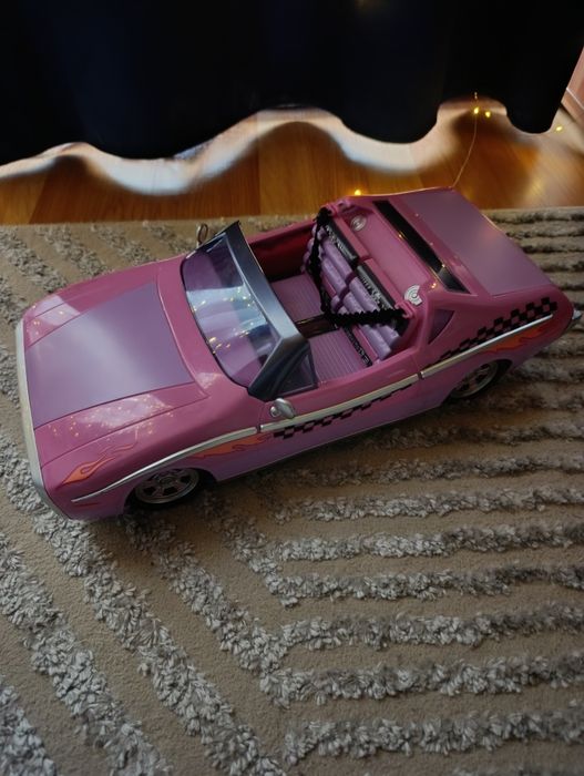 Auto Cabrio dla lalki Barbie  L.O.L i Rainbow high -różowy