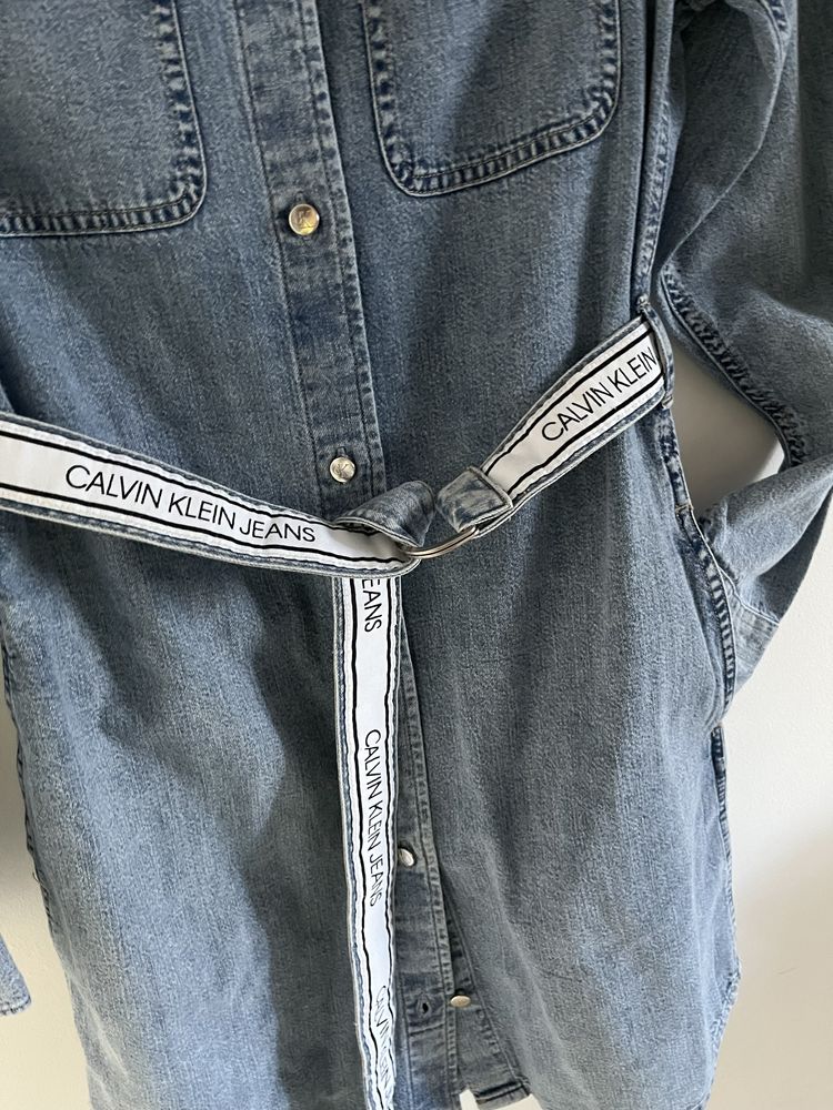 Calvin Klain sukienka jeansowa - roz XS/ S