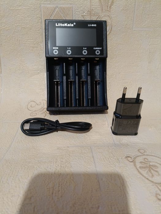 Лучшее зарядное устр-во от LiitoKala - Lii-M4s + БП + Кабель Type-C!
