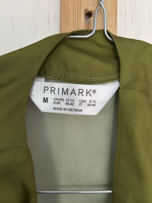 Zielony dlugi szlafrok uniwersalny primark