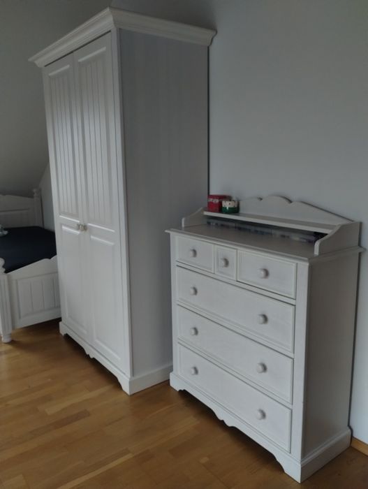 Luksusowe białe meble Cinderella