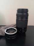 Canon EF 75-300mm f/4-5.6 II USM + Teleconverter – Excelente Estado