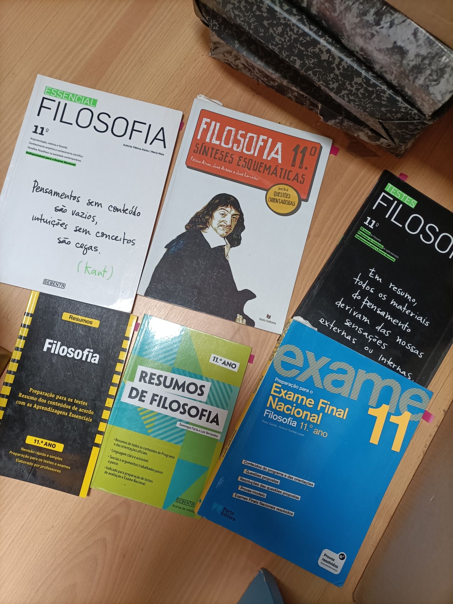 Cadernos de atividades do 11 ano e de preparação para exame filosofia