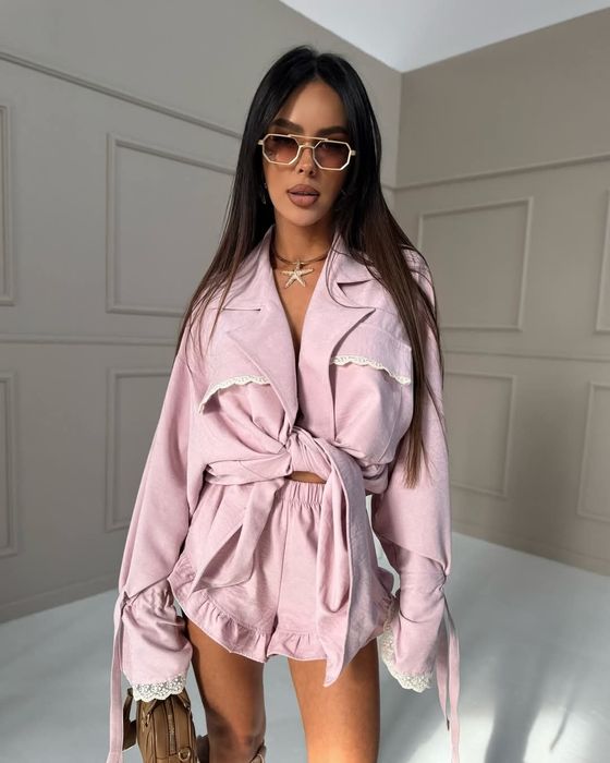 Komplet LaManuel Melody XS S M L bezowy blekitmy różowy ecru