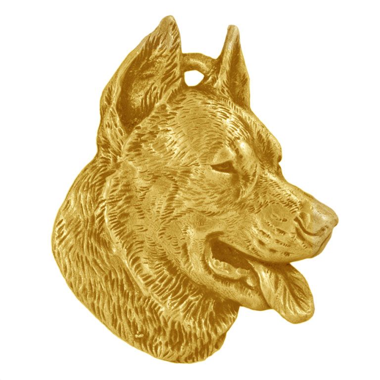 Owczarek francuski Beauceron brelok pozłacany Art-Dog