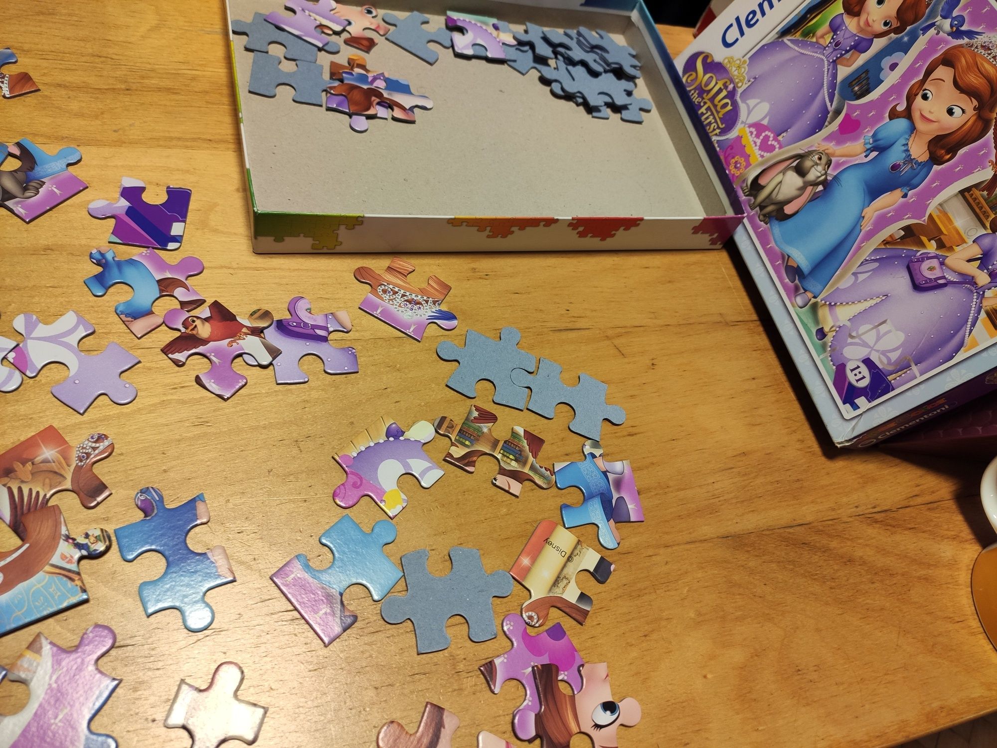 Puzzle Disney Sofia the first, jej wysokość Zosia, clamentoni 60 el.