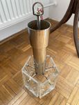 Na sprzedaż piękna unikatowa lampa sufitowa ze szklanymi elementami.