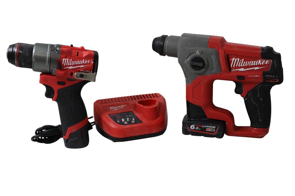 zestaw wiertarka milwaukee M12 CH + WKRĘTARKA MILWAUKEE M12 FDD2