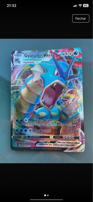 Carta da coleçao pokemon