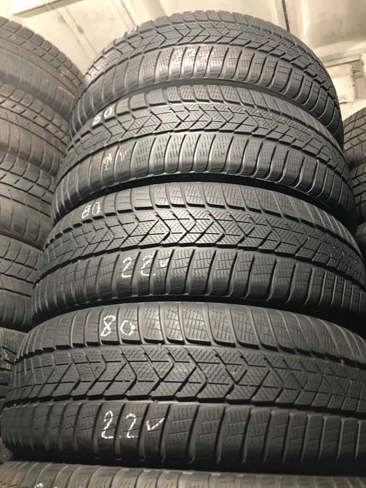 Шини б/у 225/60 R18 Pirelli Spttozero  3 Winter Комплекти