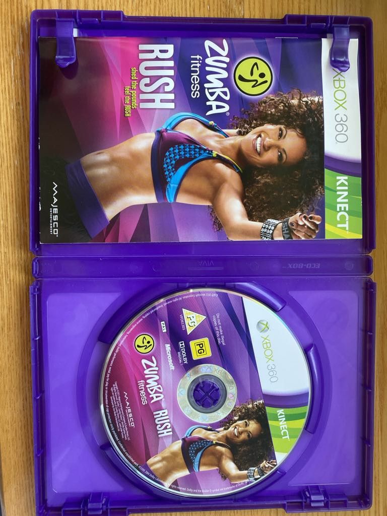 KINECT Zumba Fitness Rush Microsoft Xbox 360