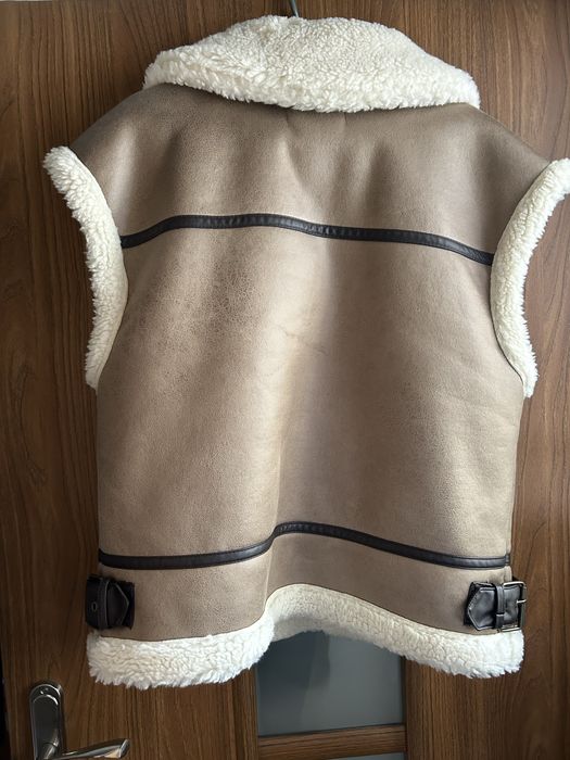 Bezrękawnik kamizelka kożuch