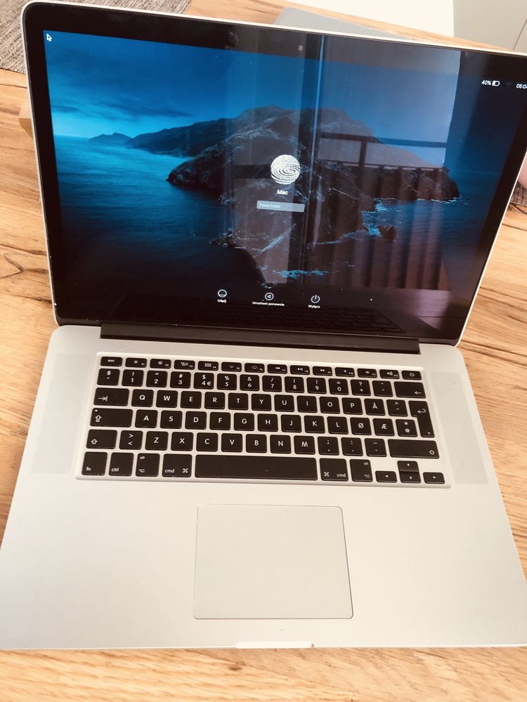 Apple Macbook Pro Retina A1502 2.9 Ghz 8GB Ram 256GB Bat. 89cykli