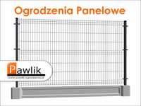 Ogrodzenie Panelowe tkn 133cm z podmurówka