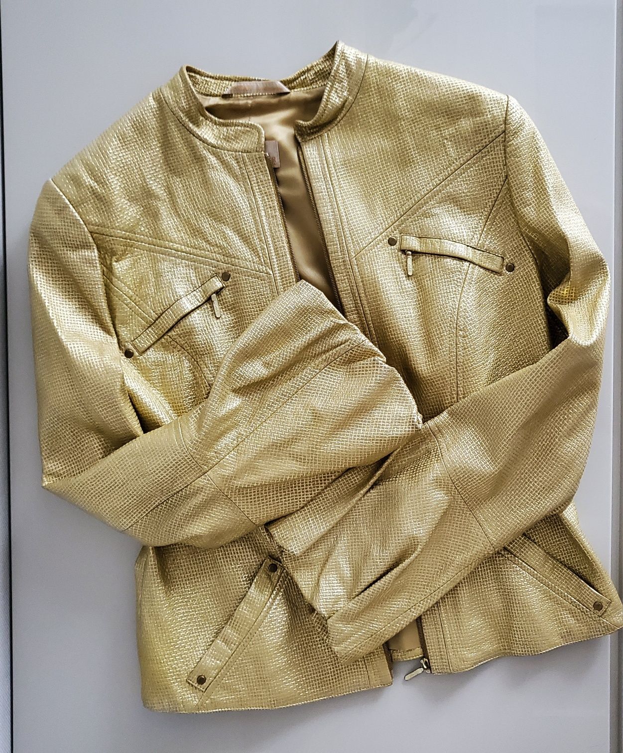 Куртка UPSTAR CONTINENTAL оригінал жіноча  пиджак женский кожаный  р44