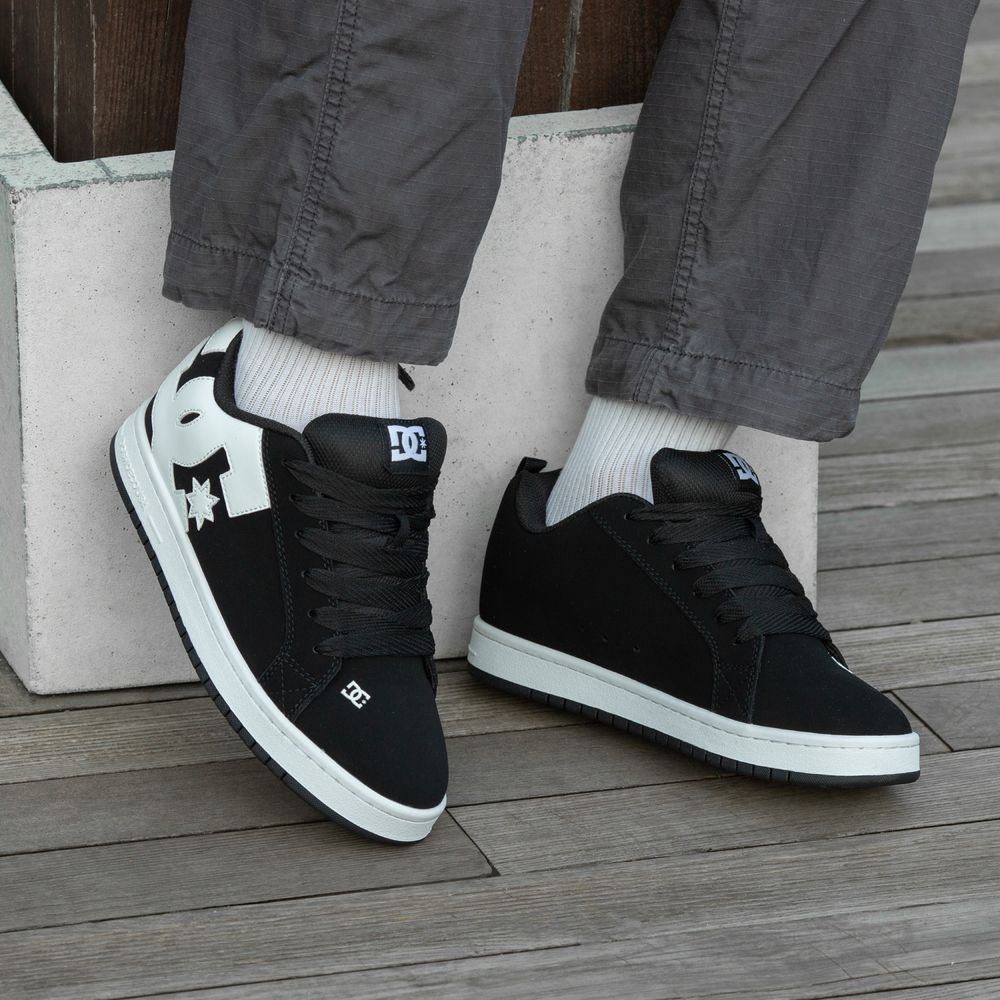 DC Shoes Court Graffik Black White
