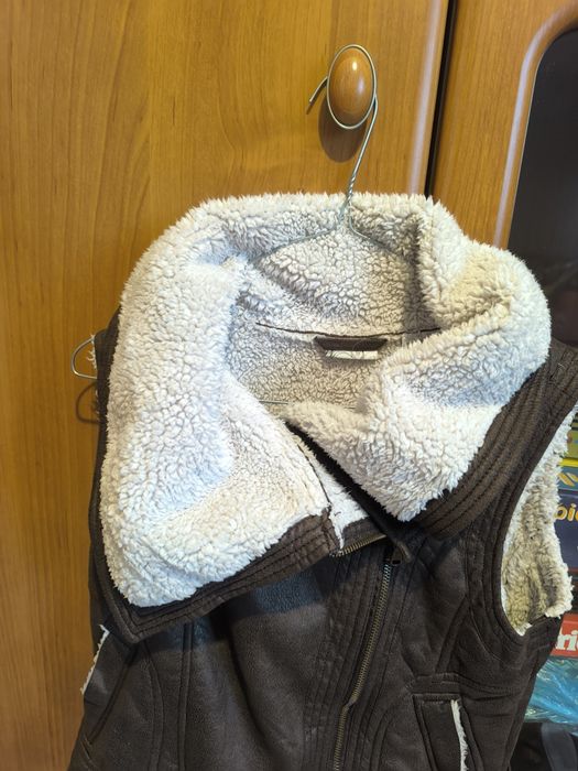 kożuch góralski serdak serdok kamizelka bezrękawnik folk futerko 38 M