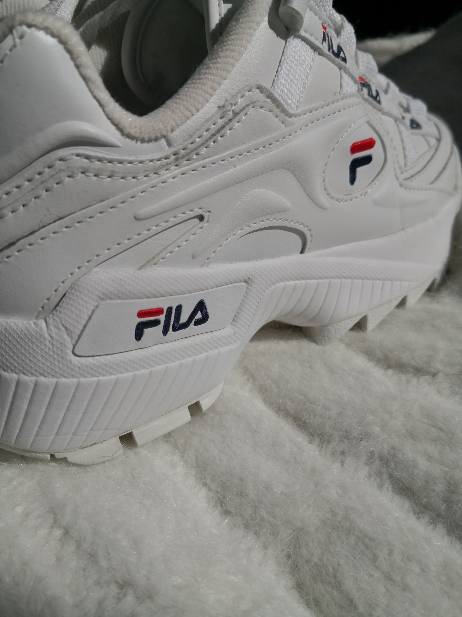 Sneakersy Fila D-formation wmn białe 39,5-40