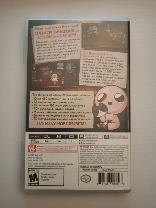 The binding of Isaac Afterbirth plus - Nintendo Switch