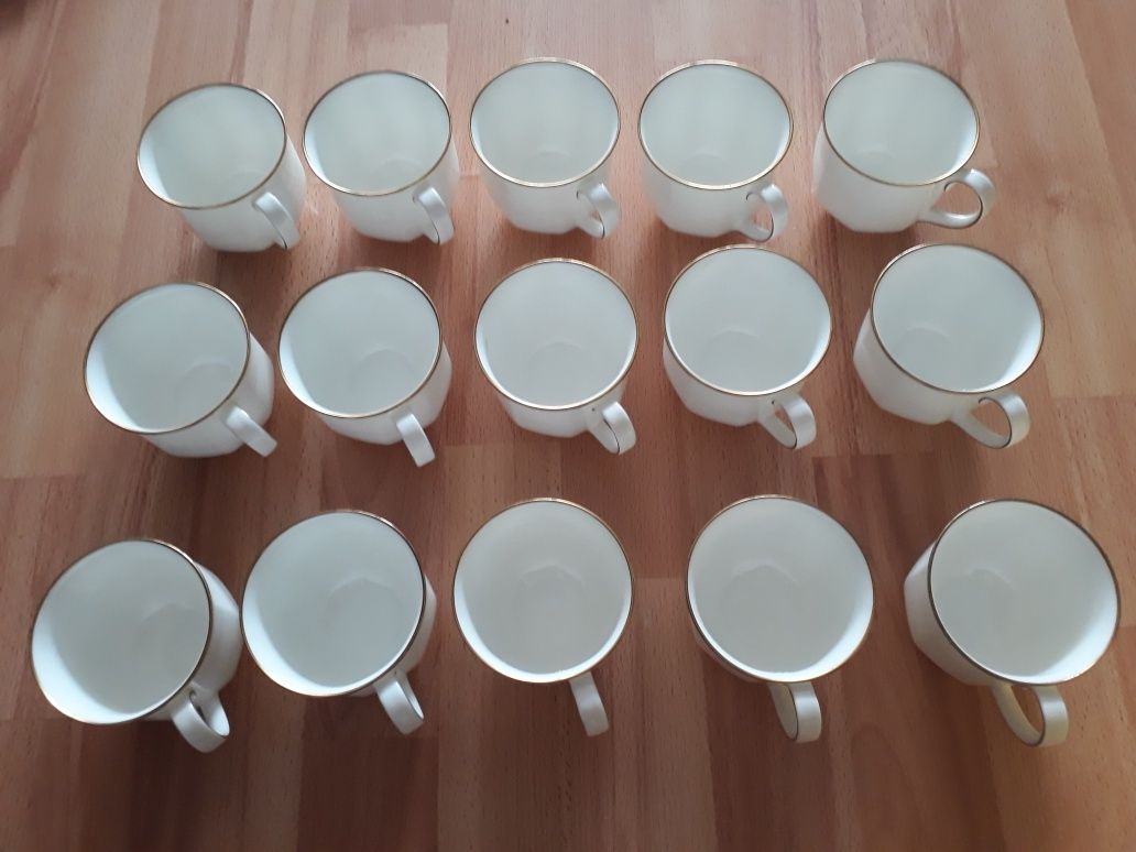 Piękna porcelana Villeroy&Boch Heinrich Black Pearl.Germany.11+15 szt.