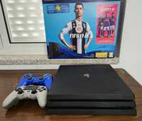 PS4 Pro 1TB com 2 Comandos e Caixa + Jogos