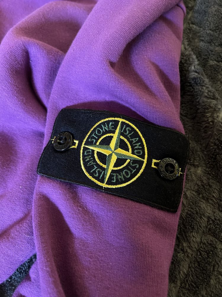 Zip-hoodie stone island purple