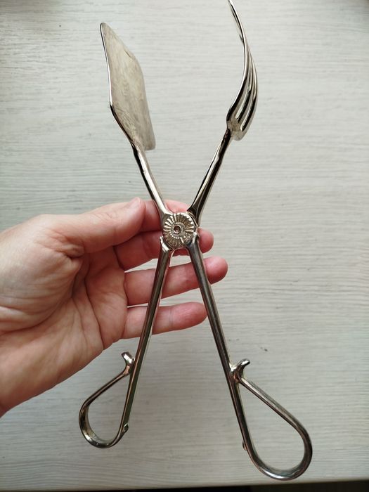 Вінажні щипці для десерту