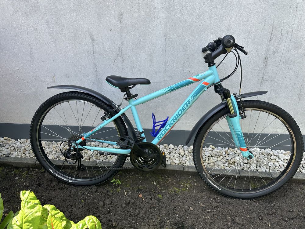 Rower Rockrider ST500 Btwin Koła 24 cale Rower MTB Dziecięcy
