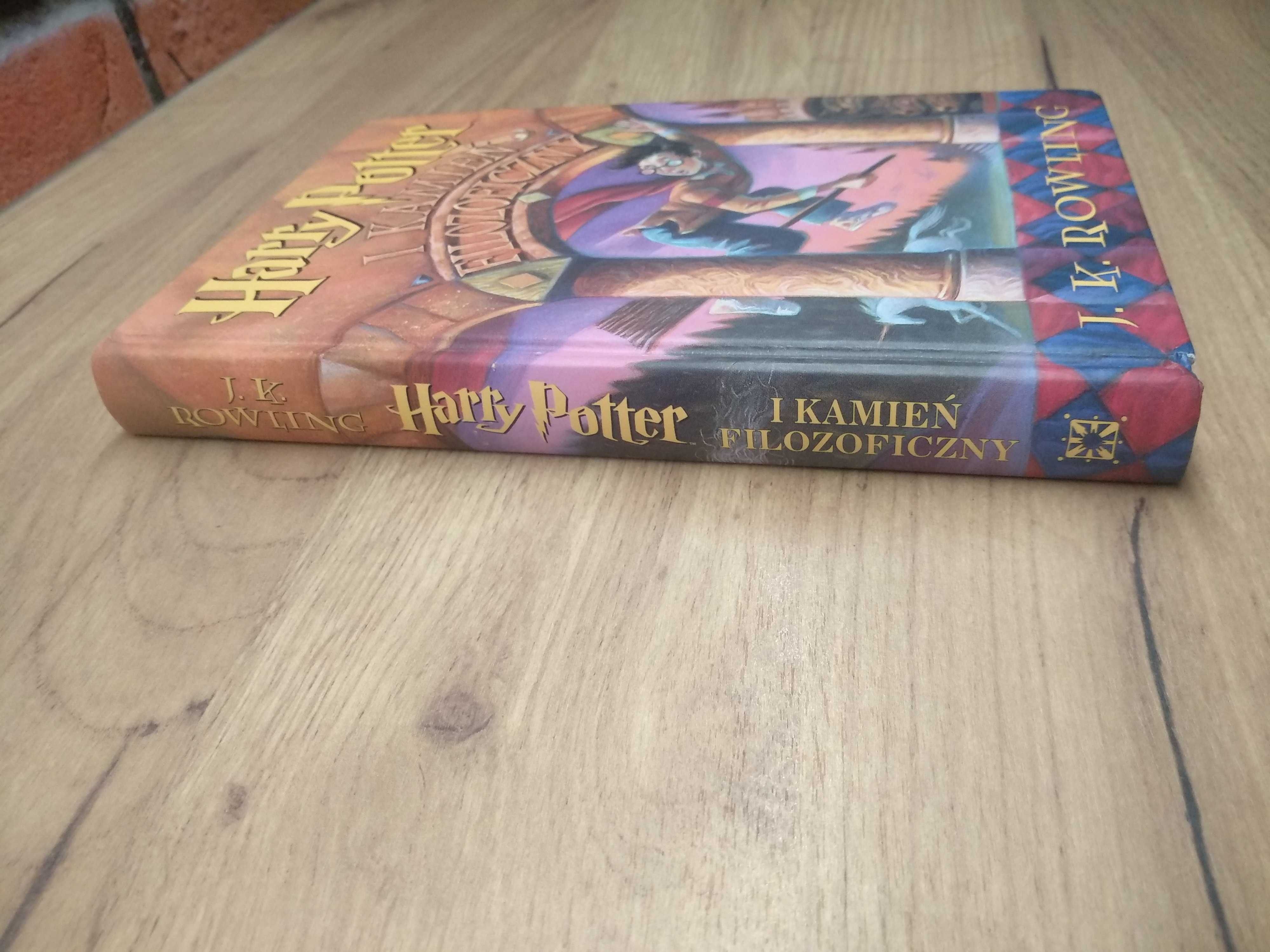 Harry Potter i Kamień filozoficzny stare wydanie pierwsza oprawa tward