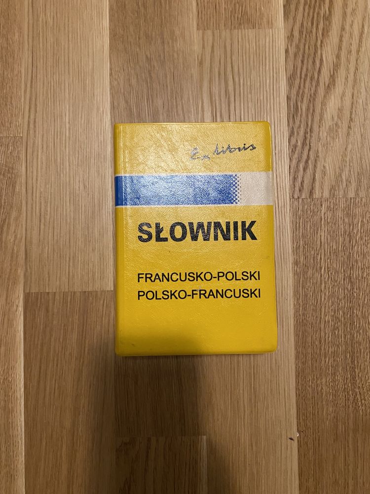 Słownik francuski- polski polsko- francuski Exlibris