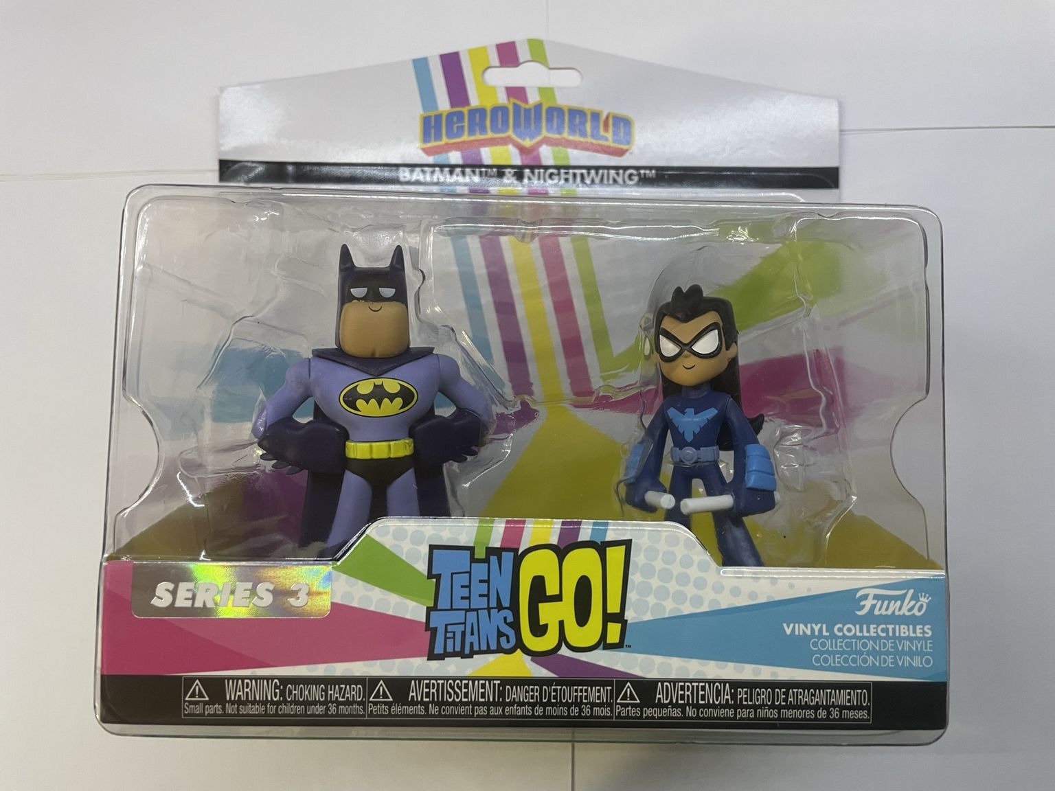 Funko Pop Teen Titans GO! series 3 Batman & Nightwing (heroworld) #4