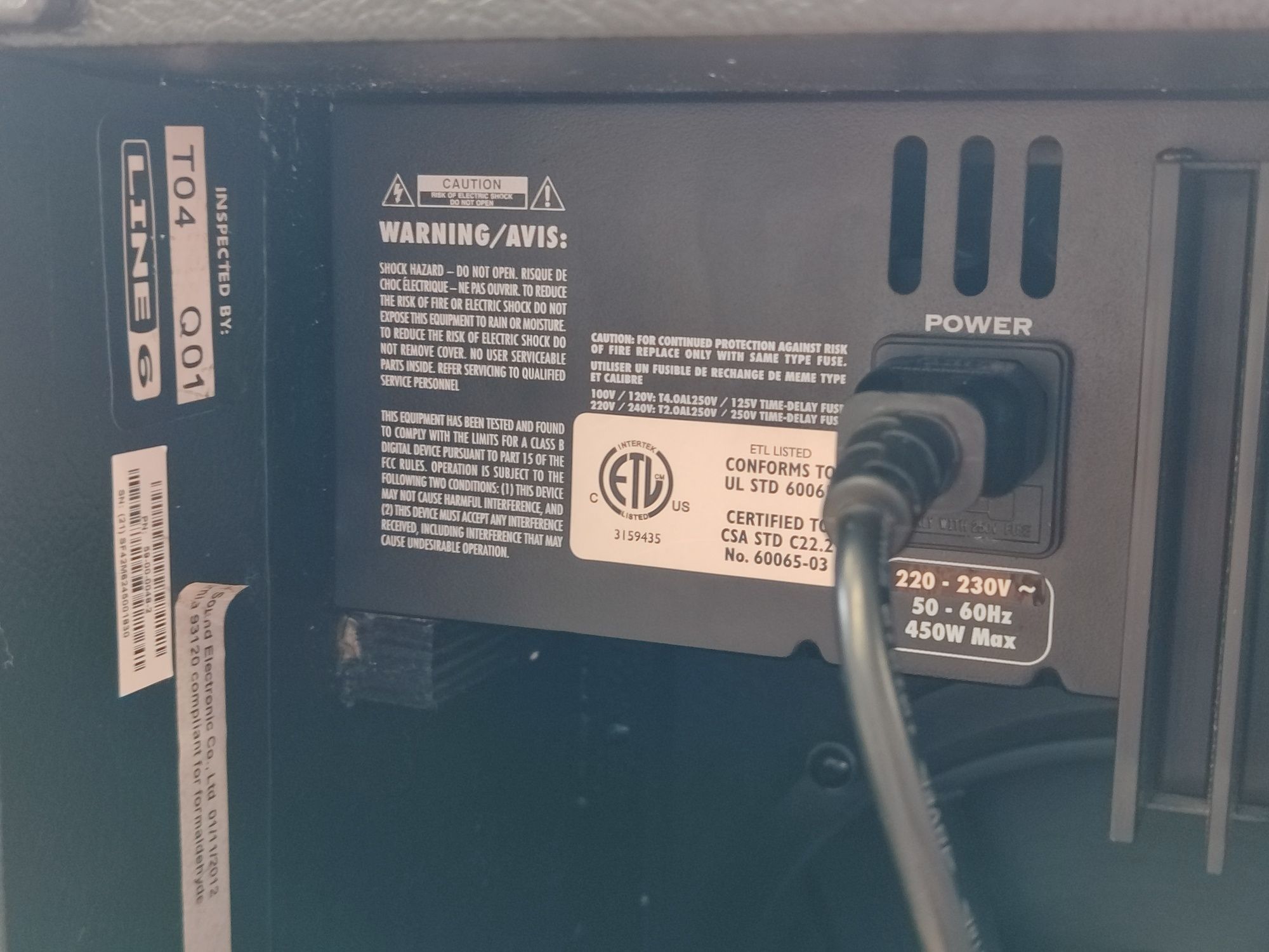 Wzmacniacz gitarowy Line 6 Spider 120W, z podłogą, stan bdb