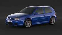 Kit completo para VW Golf 4 / IV 98-03 R32 look em plástico ABS e fibra (para-choques frontal + traseiro + embaladeiras + aileron)