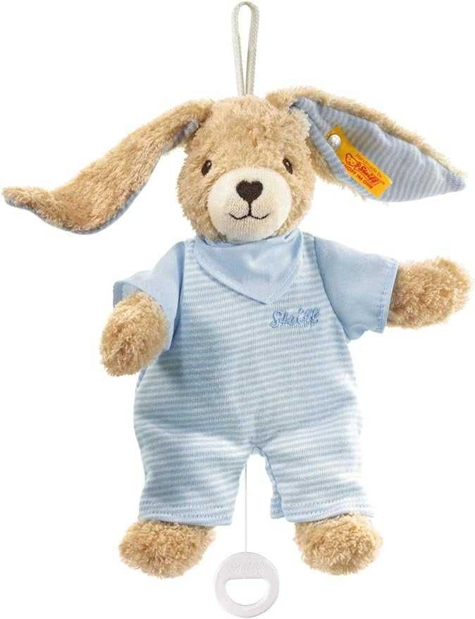 Steiff Zajączek Z Pozytywką 20 Cm Kolor Niebieski
