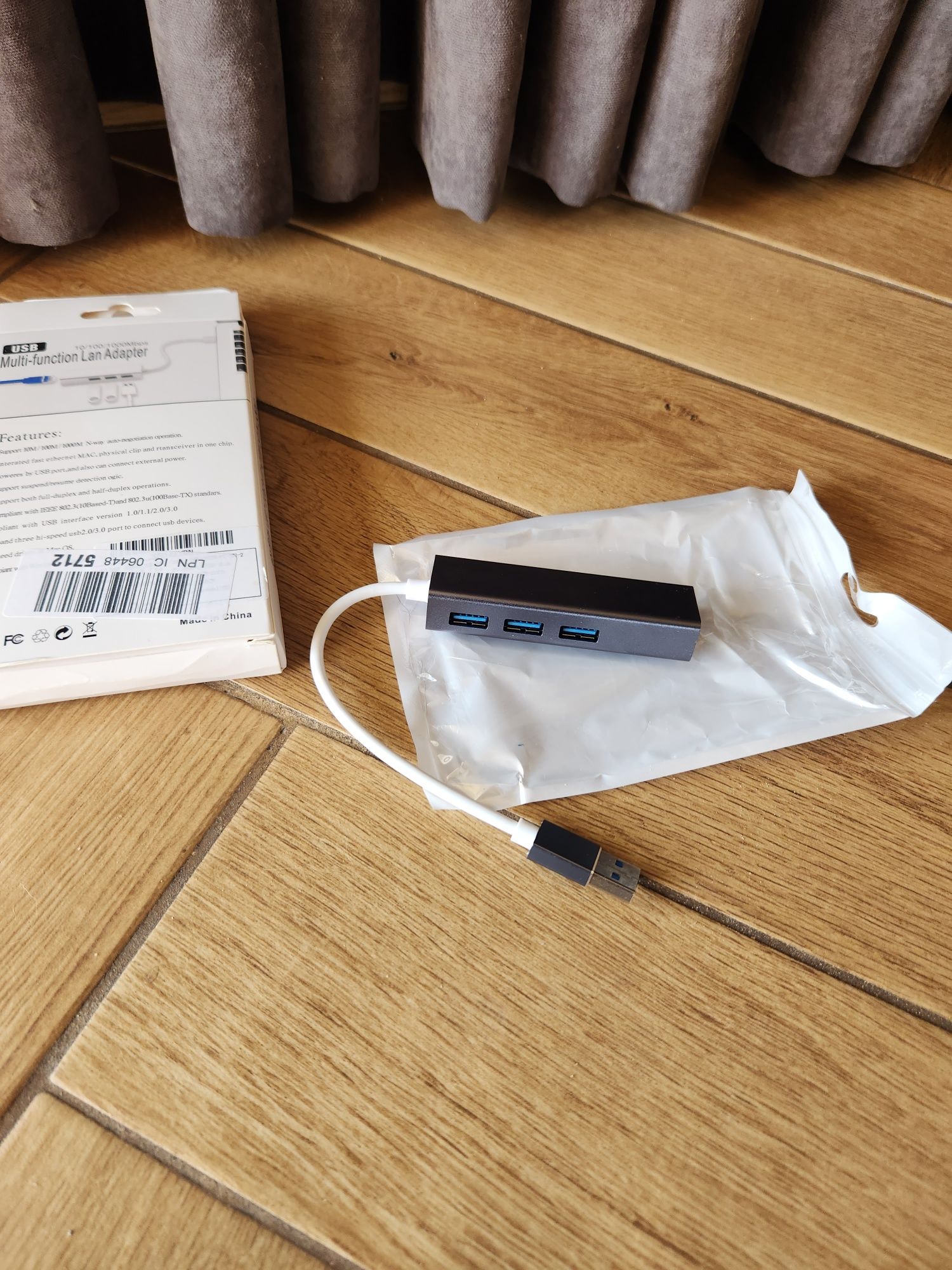 Hub Port aluminiowy USB 3 xusb rozgałęźnik