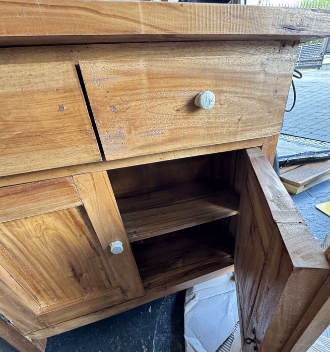 Kredens, mahoń, 75x30x65 cm