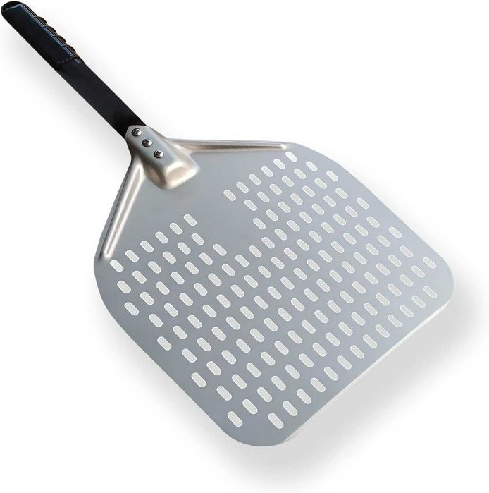 Łopata do pizzy perforowana aluminiowa 300x350 mm L- 660 mm