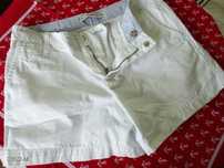 Spodenki krótkie, szorty, Tommy Hilfiger, biale