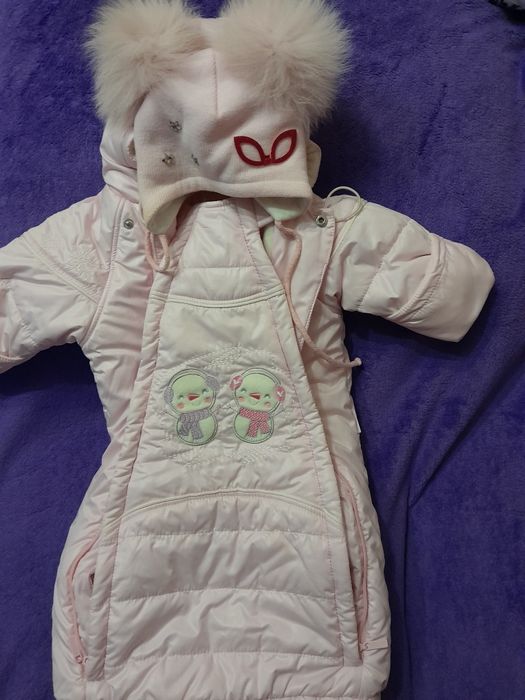 Зимовий конверт на дівчинку