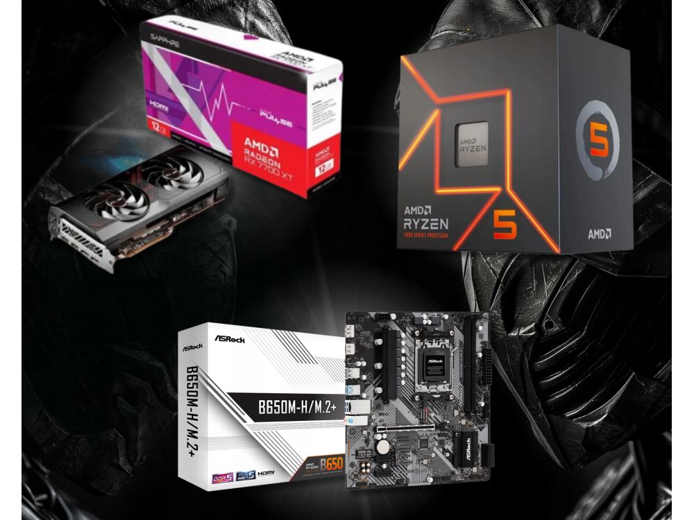 Komputer BSG Raptor V16 AMD Ryzen5 RX7700XT 32GBDDR5, 1TBSSD, Win11Pro