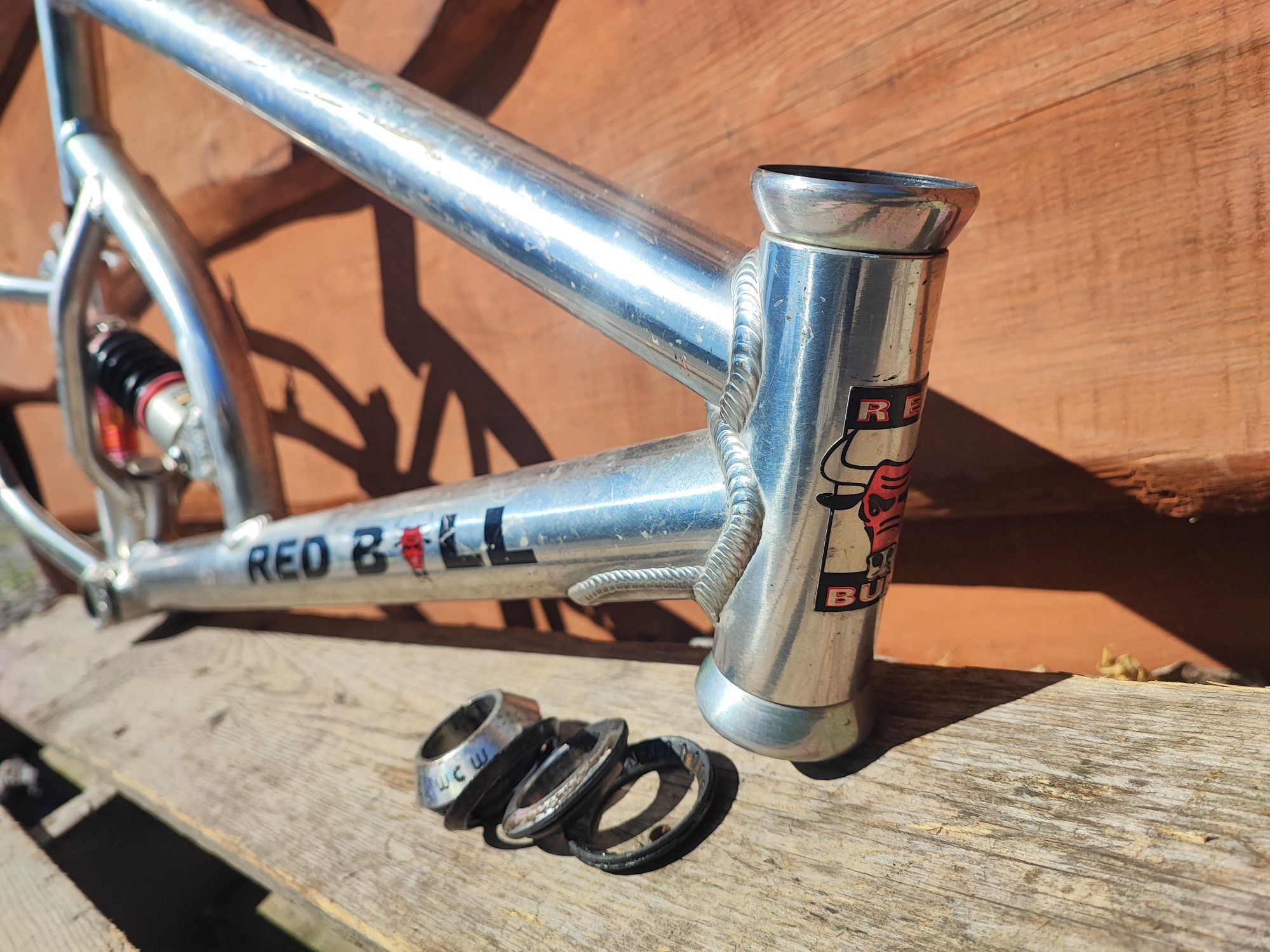 Rama rowerowa full Red Bull alu 26" RST WCW Retro MTB